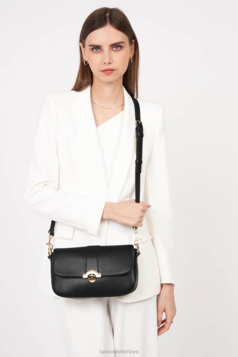 kadınlar baget çanta moda madalyon kestane rengi Lancaster Paris çanta H0LP901