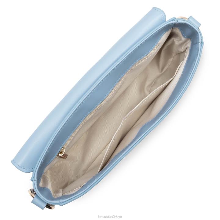 kadınlar baget çanta moda madalyon mavi ciel Lancaster Paris çanta H0LP896