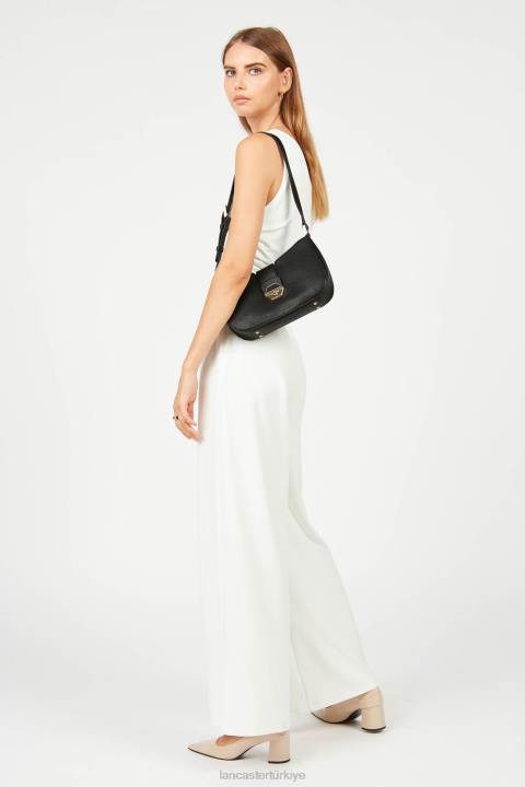 kadınlar baget çantası delphino kara Lancaster Paris çanta H0LP2476