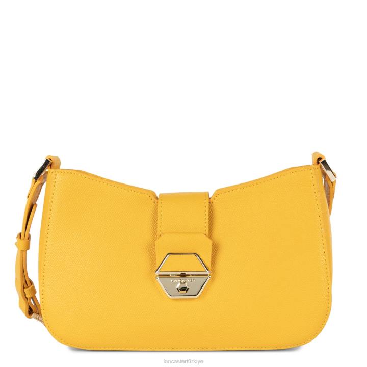 kadınlar baget çantası delphino sarı Lancaster Paris çanta H0LP2482