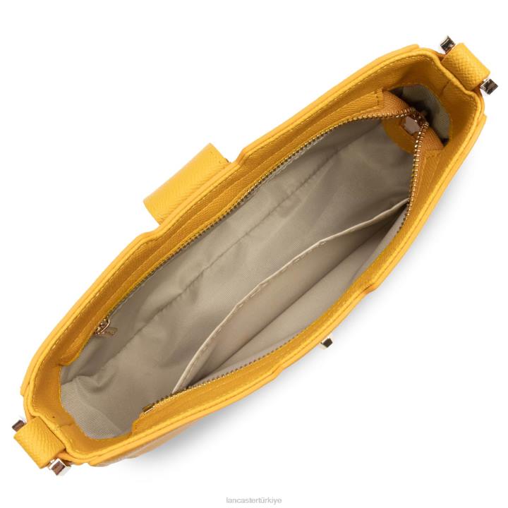 kadınlar baget çantası delphino sarı Lancaster Paris çanta H0LP2482
