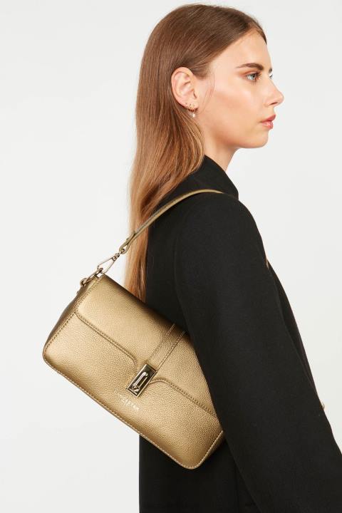 kadınlar baget çantası faulonne milano altın antika Lancaster Paris çanta H0LP297