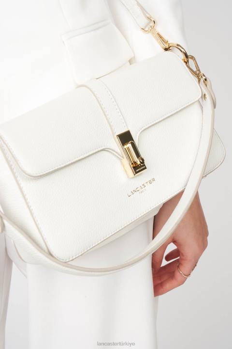 kadınlar baget çantası faulonne milano beyaz kasa Lancaster Paris çanta H0LP316