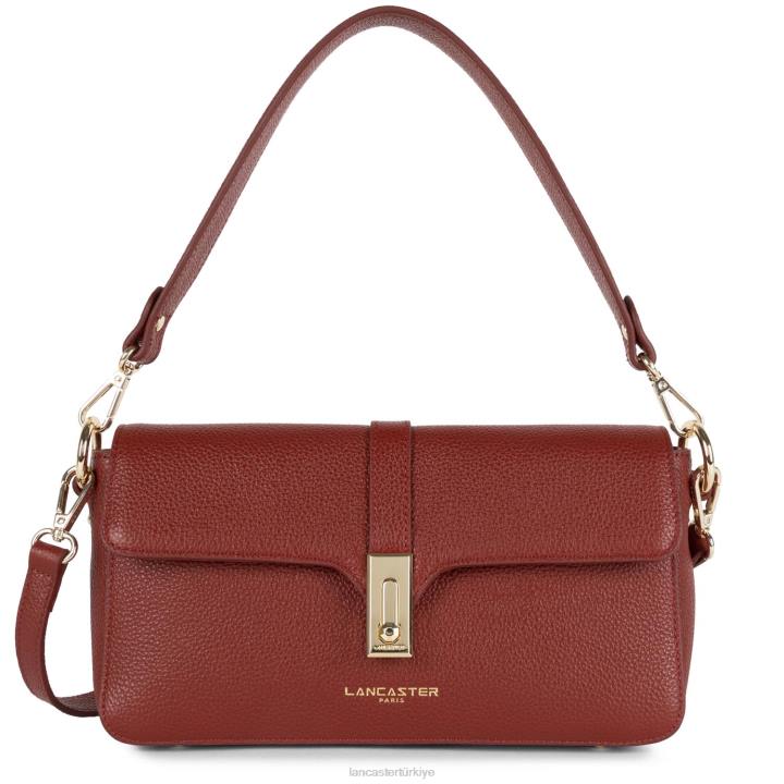 kadınlar baget çantası faulonne milano kırmızı Lancaster Paris çanta H0LP309