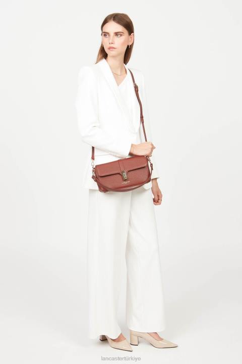 kadınlar baget çantası faulonne milano kırmızı Lancaster Paris çanta H0LP309
