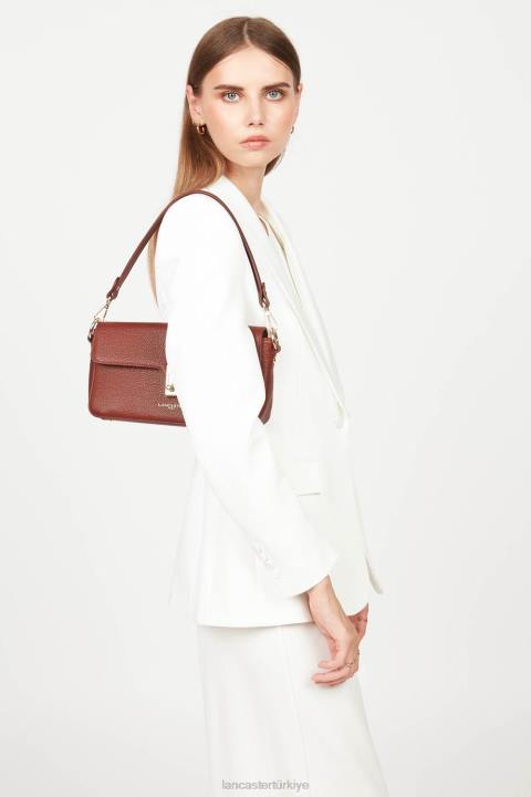 kadınlar baget çantası faulonne milano kırmızı Lancaster Paris çanta H0LP309