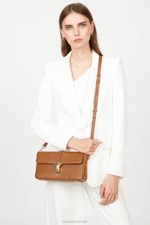 kadınlar baget çantası faulonne milano karamel Lancaster Paris çanta H0LP313