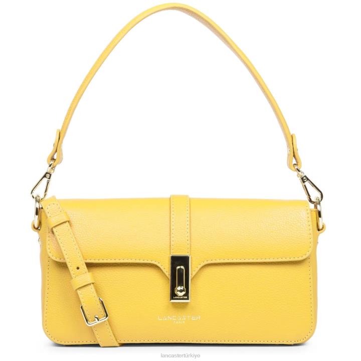 kadınlar baget çantası faulonne milano sarı Lancaster Paris çanta H0LP307