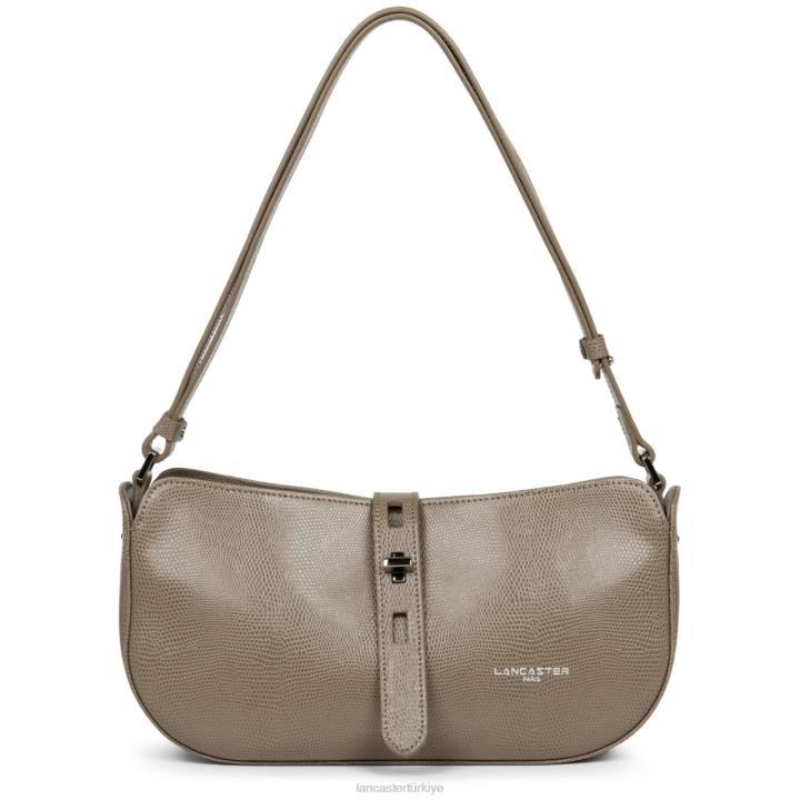 kadınlar baget çantası lucertola boz kahverengi Lancaster Paris çanta H0LP4158