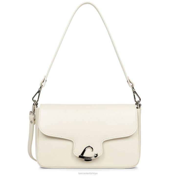 kadınlar baget çantası lucertola ekru Lancaster Paris çanta H0LP3251