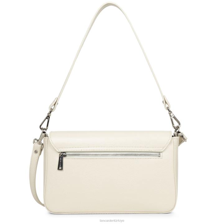 kadınlar baget çantası lucertola ekru Lancaster Paris çanta H0LP3251