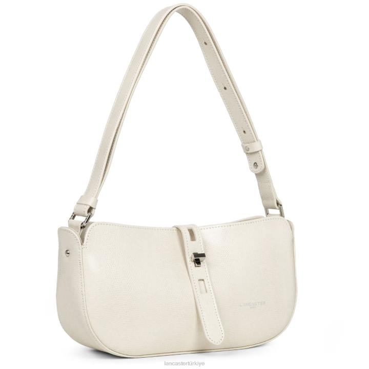 kadınlar baget çantası lucertola ekru Lancaster Paris çanta H0LP4161