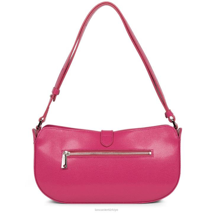 kadınlar baget çantası lucertola fuxia Lancaster Paris çanta H0LP4162
