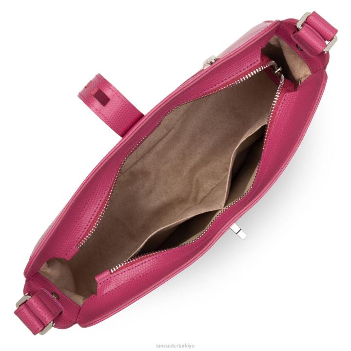 kadınlar baget çantası lucertola fuxia Lancaster Paris çanta H0LP4162