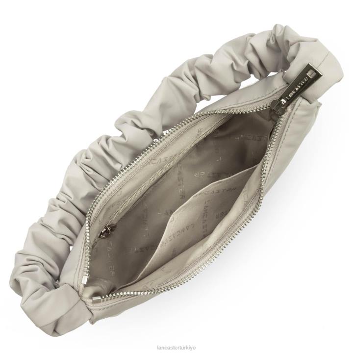 kadınlar küçük baget çantası temel chouchou Gris Clair Lancaster Paris çanta H0LP86