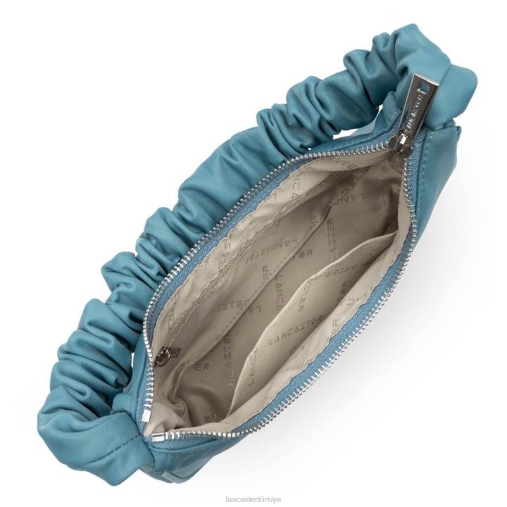 kadınlar küçük baget çantası temel chouchou mavi taş Lancaster Paris çanta H0LP70