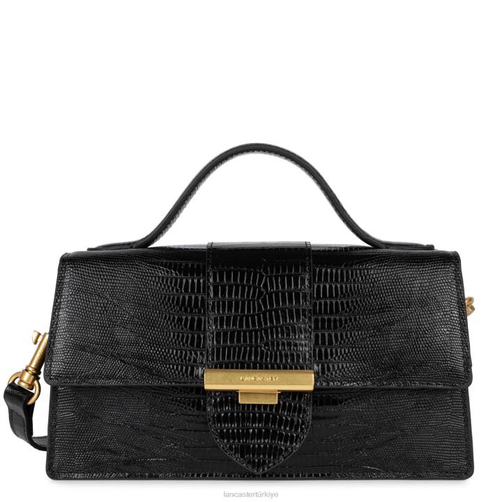 kadınlar m baget çanta egzotik ily noir-lezard Lancaster Paris çanta H0LP1285