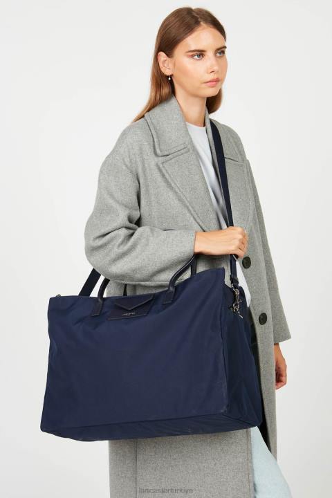 kadınlar akıllı kba mavi fonce Lancaster Paris çanta H0LP2763