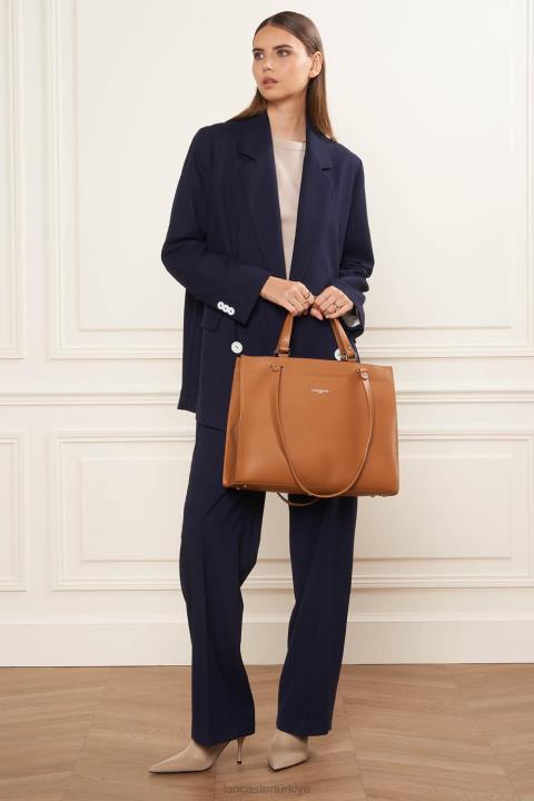 kadınlar büyük kadın çantası sierra deve Lancaster Paris çanta H0LP4465