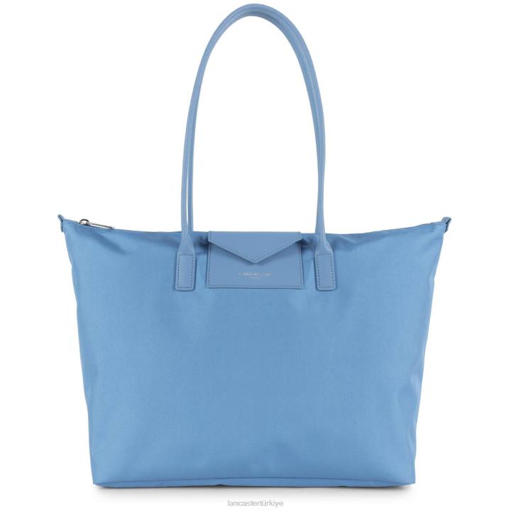 kadınlar büyük taşıma çantası akıllı kba mavi azur Lancaster Paris çanta H0LP633