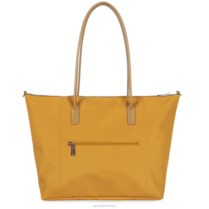 kadınlar büyük taşıma çantası akıllı kba moutarde Lancaster Paris çanta H0LP629
