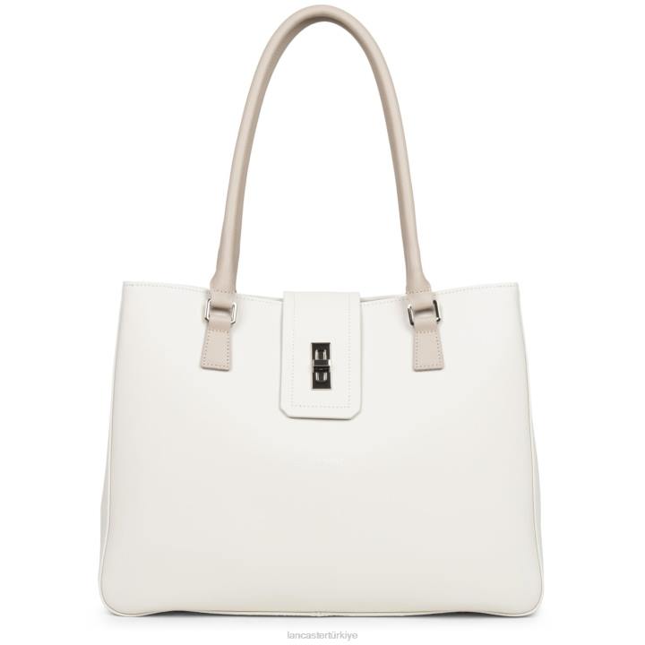 kadınlar büyük taşıma çantası şehir mae ekru-galet gül Lancaster Paris çanta H0LP4435