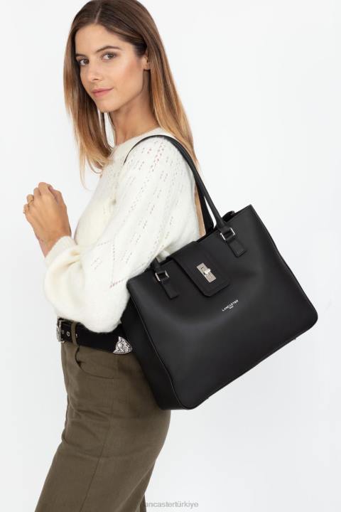 kadınlar büyük taşıma çantası şehir mae kara Lancaster Paris çanta H0LP4427