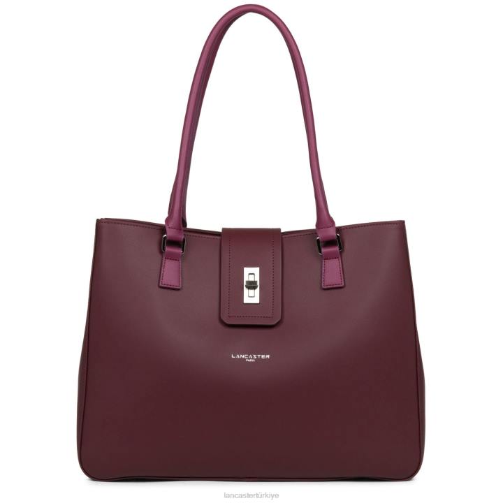 kadınlar büyük taşıma çantası şehir mae pourpre-orchidee Lancaster Paris çanta H0LP4438