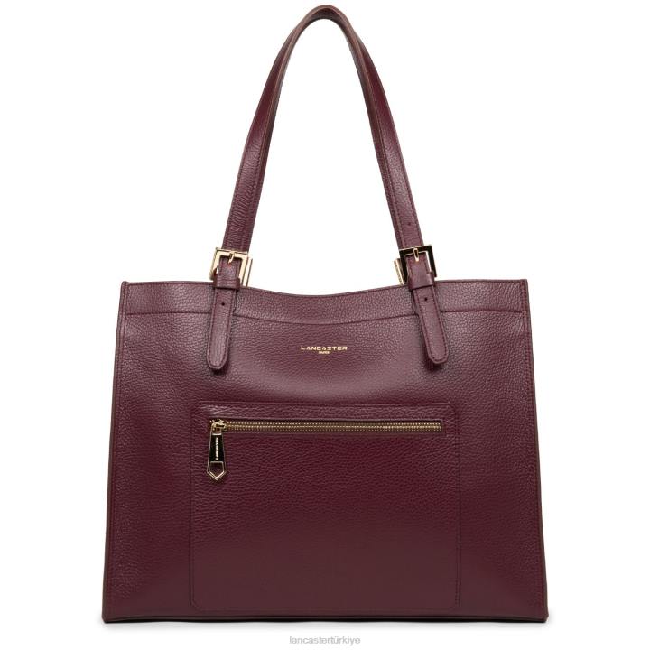kadınlar büyük taşıma çantası foulonne çift kişilik fuxia'ya dökme öncesi Lancaster Paris çanta H0LP2911