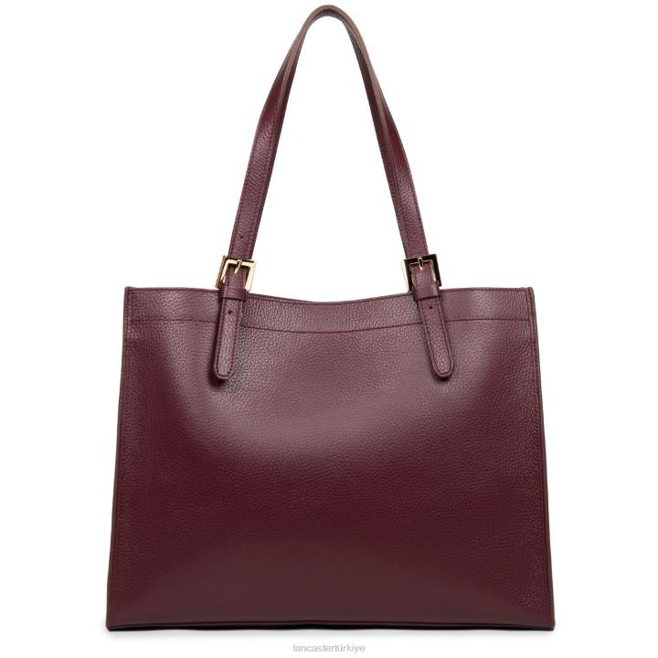 kadınlar büyük taşıma çantası foulonne çift kişilik fuxia'ya dökme öncesi Lancaster Paris çanta H0LP2911