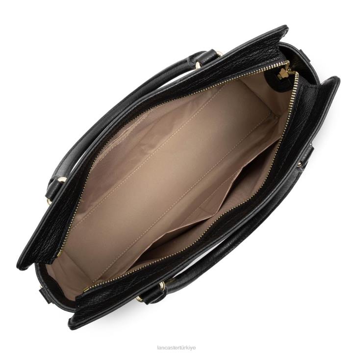 kadınlar büyük taşıma çantası kumul kara Lancaster Paris çanta H0LP4501