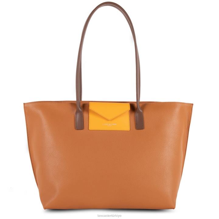 kadınlar büyük taşıma çantası maya yeni altın sarısı vison Lancaster Paris çanta H0LP702