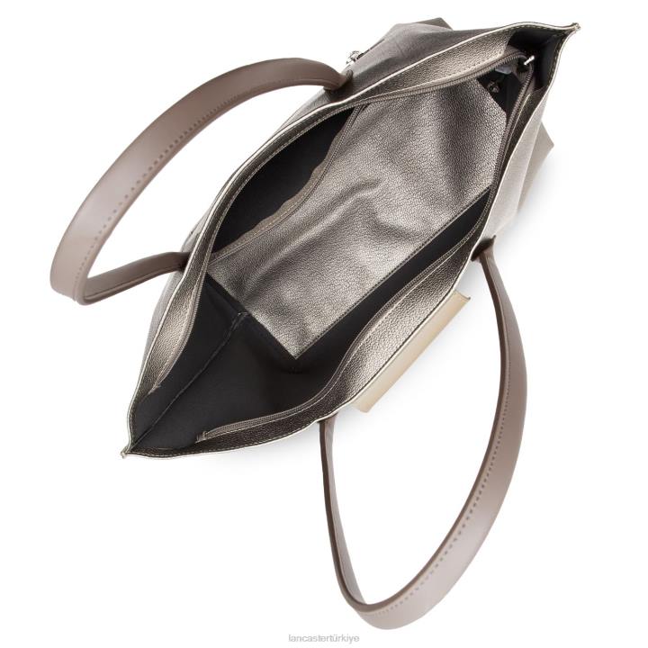 kadınlar büyük taşıma çantası maya yeni etain-galet-taupe Lancaster Paris çanta H0LP708