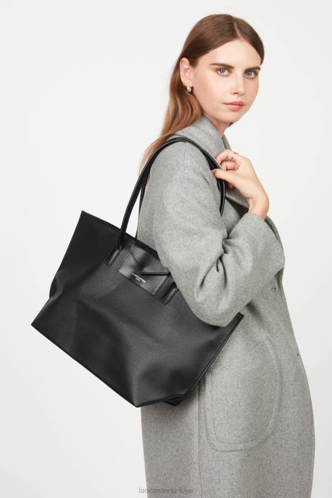 kadınlar büyük taşıma çantası maya yeni kara Lancaster Paris çanta H0LP704