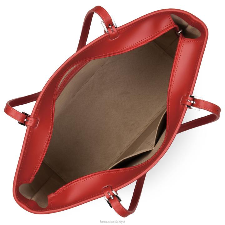 kadınlar büyük taşıma çantası pürüzsüz allık Lancaster Paris çanta H0LP3124