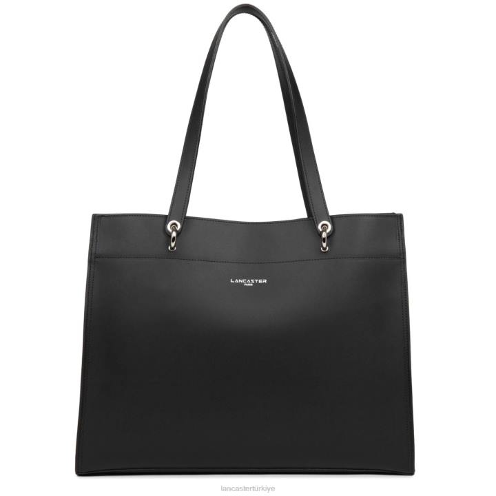 kadınlar büyük taşıma çantası pur & element city şampanyada noir Lancaster Paris çanta H0LP4173