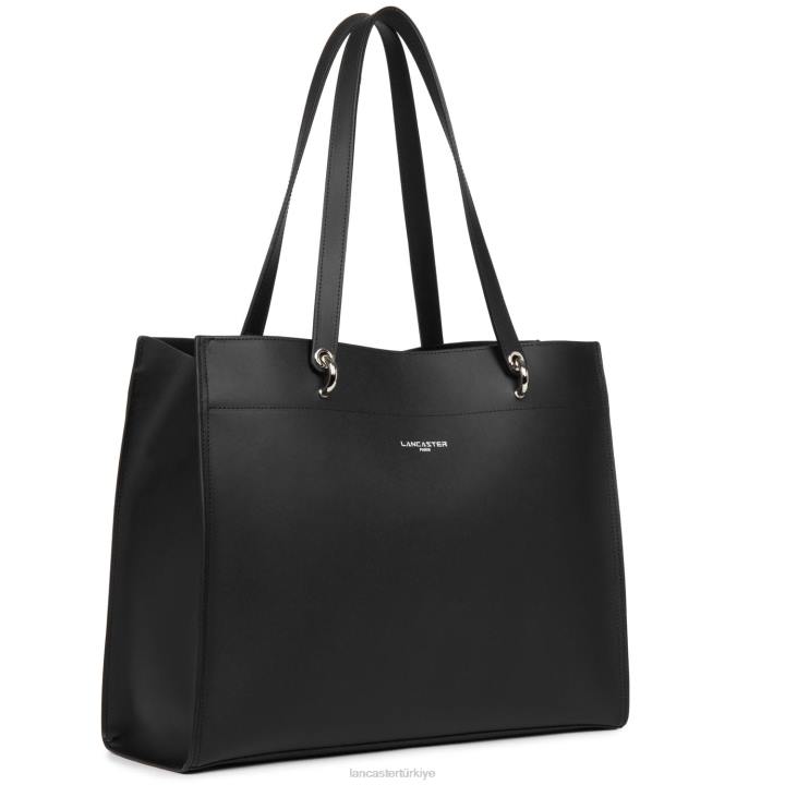 kadınlar büyük taşıma çantası pur & element city şampanyada noir Lancaster Paris çanta H0LP4173