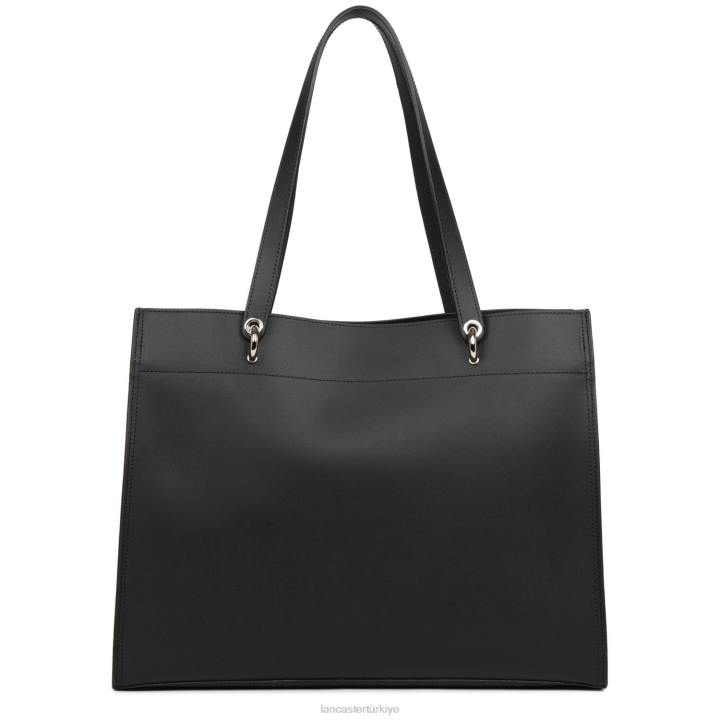 kadınlar büyük taşıma çantası pur & element city şampanyada noir Lancaster Paris çanta H0LP4173
