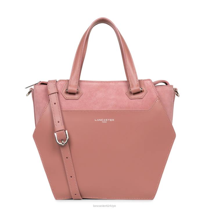 kadınlar büyük tote çanta pürüzsüz dantelli gül cendra Lancaster Paris çanta H0LP3523