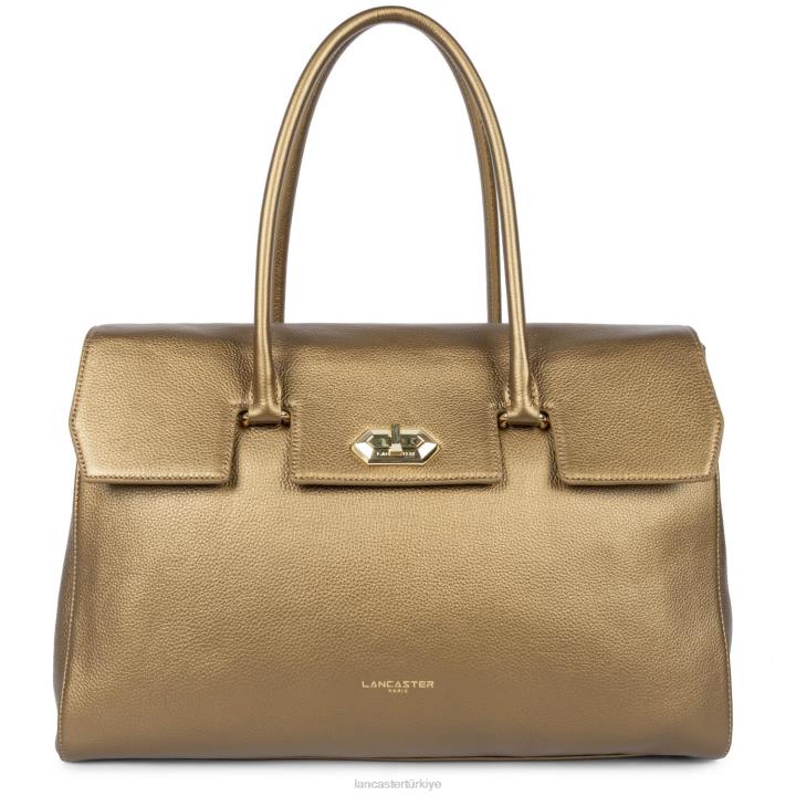 kadınlar ekstra büyük taşıma çantası foulonne milano altın antika Lancaster Paris çanta H0LP2684