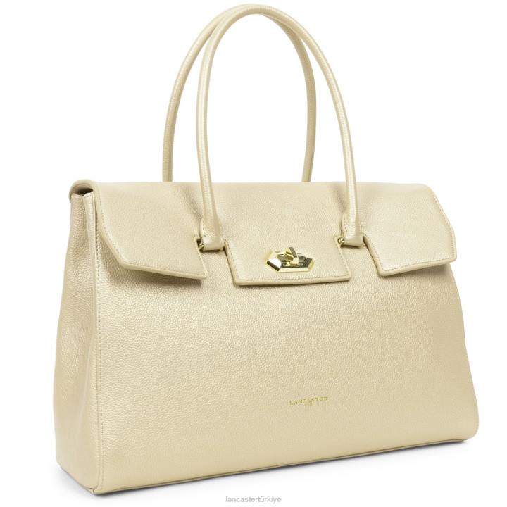 kadınlar ekstra büyük taşıma çantası foulonne milano Şampanya Lancaster Paris çanta H0LP2681