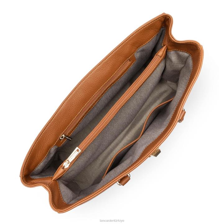 kadınlar ekstra büyük taşıma çantası foulonne milano karamel Lancaster Paris çanta H0LP2685