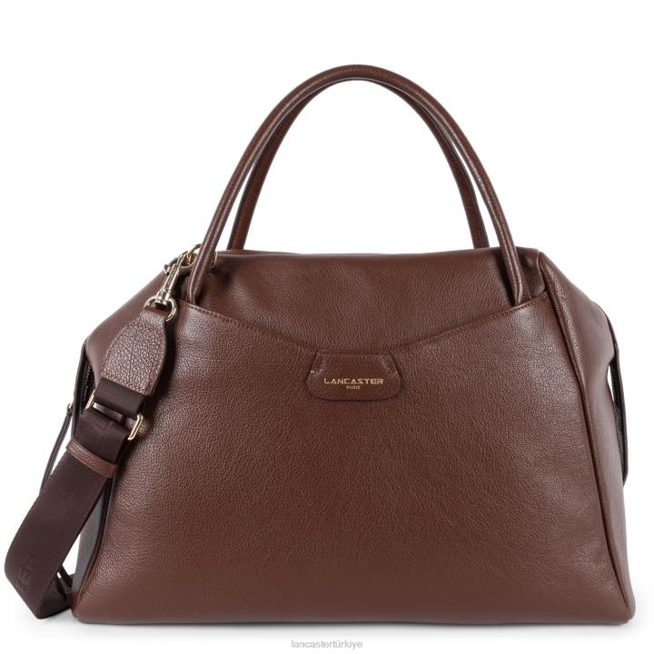 kadınlar ekstra büyük taşıma çantası kumul chataigne Lancaster Paris çanta H0LP4495