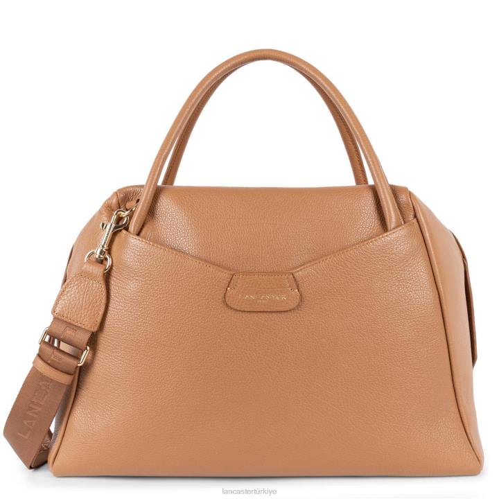 kadınlar ekstra büyük taşıma çantası kumul deve Lancaster Paris çanta H0LP4494