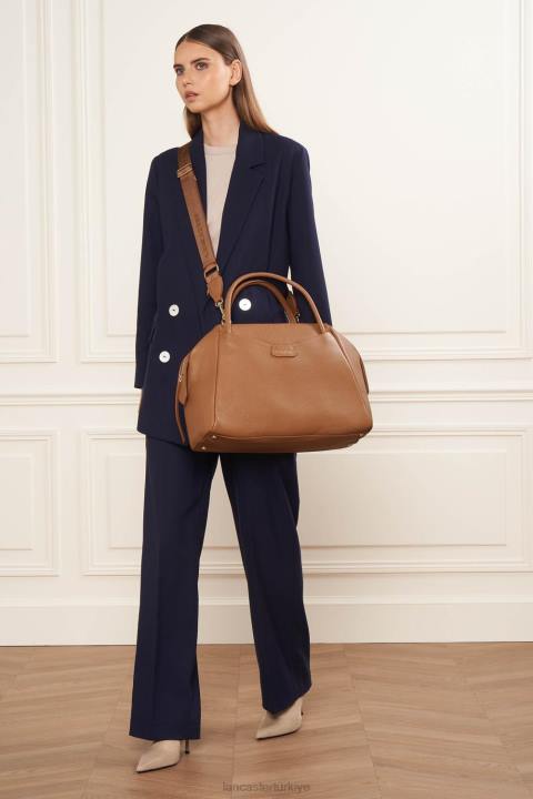 kadınlar ekstra büyük taşıma çantası kumul deve Lancaster Paris çanta H0LP4494