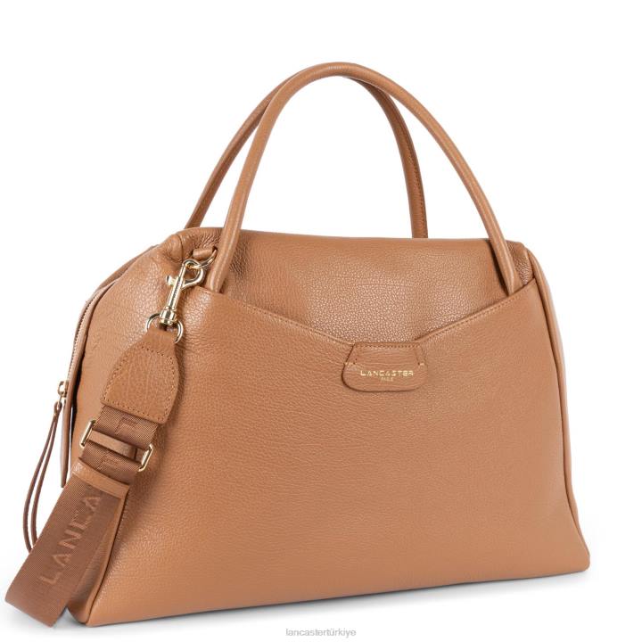 kadınlar ekstra büyük taşıma çantası kumul deve Lancaster Paris çanta H0LP4494