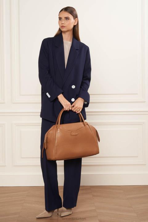 kadınlar ekstra büyük taşıma çantası kumul deve Lancaster Paris çanta H0LP4494