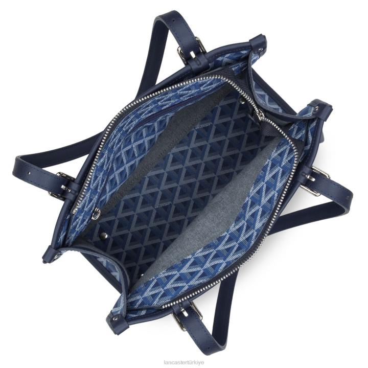 kadınlar küçük taşıma çantası simgesi bleu elektrik Lancaster Paris çanta H0LP4363