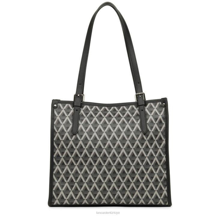 kadınlar küçük taşıma çantası simgesi kara Lancaster Paris çanta H0LP4360