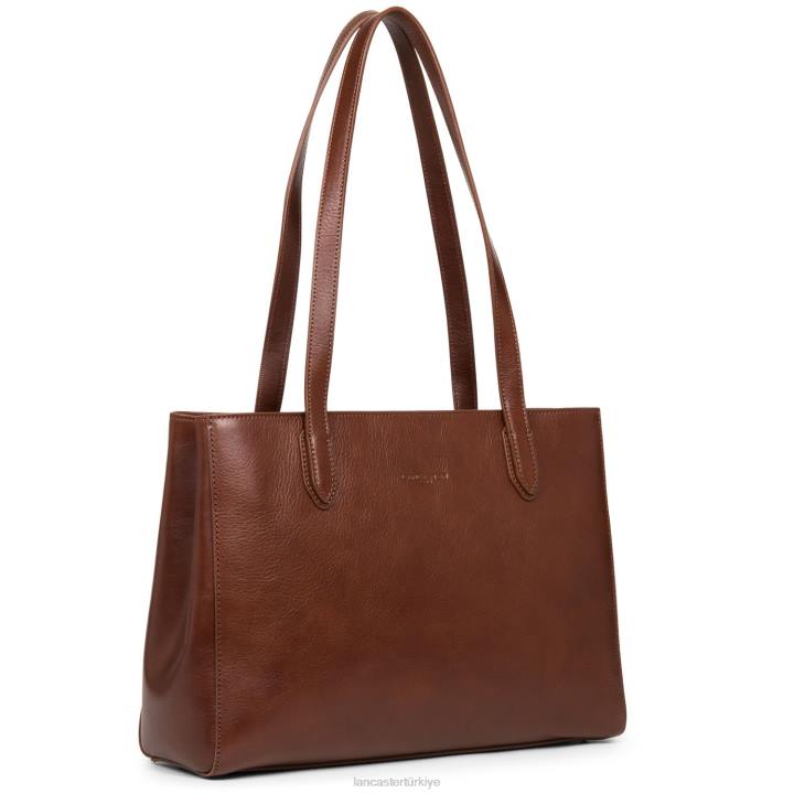 kadınlar kadın çantası efsane konyak Lancaster Paris çanta H0LP4033